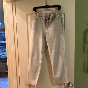 Mango Light Gray Women Jeans